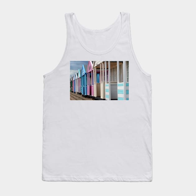 Southwold Beach Huts East Suffolk England UK Tank Top by AndyEvansPhotos